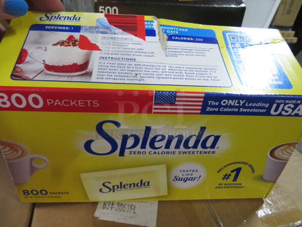 One Open Box Of Splenda.