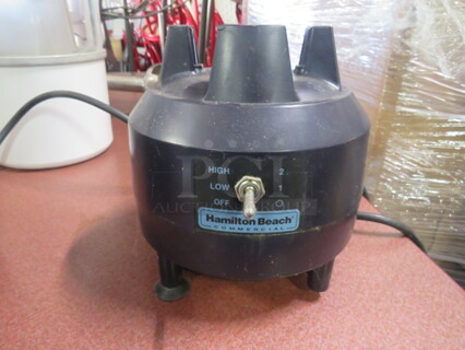 One Hamilton Beach Blender Base.#HBB908.