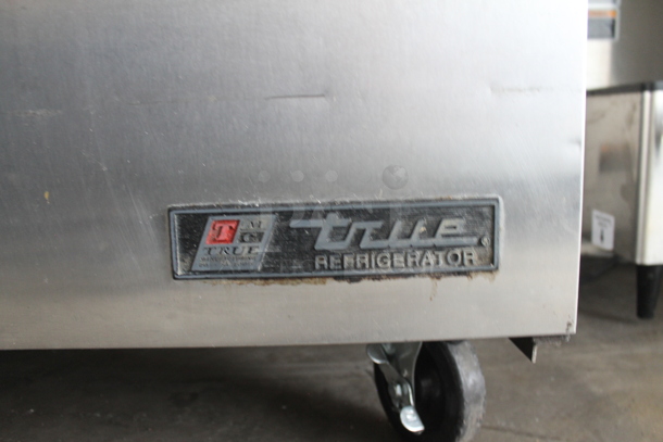 True TUC-72 Stainless Steel Commercial 3 Door Undercounter Cooler on Commercial Casters. 115 Volts, 1 Phase. Tested and Working! - Image 4 of 8