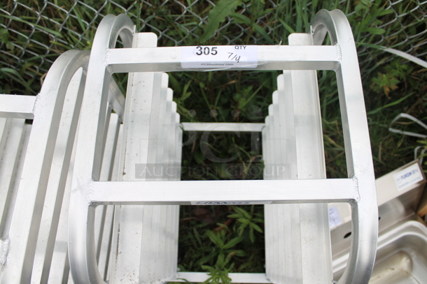 BRAND NEW SCRATCH AND DENT! Channel Metal Commercial Pan Transport Rack on Commercial Casters. - Image 3 of 6