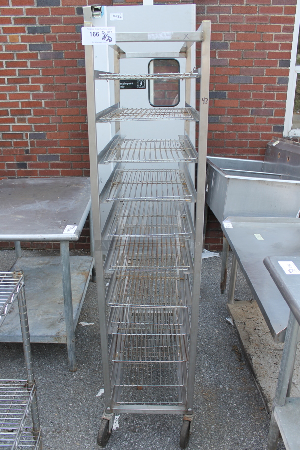 Metal Pan Transport Rack w/ Wire Racks on Commercial Casters. - Image 1 of 2