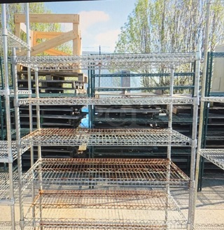 One  Metro Shelf With 6 Shelves. 48X24X68