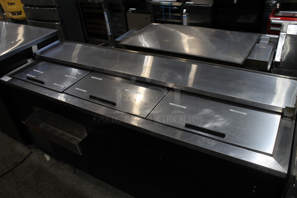 Beverage Air DW79 Stainless Steel Commercial Back Bar Bottle Cooler w/ Speedwell and 3 Sliding Lids. 115 Volts, 1 Phase. Tested and Working! - Image 2 of 7