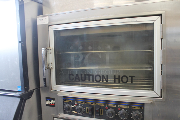 Nu Vu Stainless Steel Commercial Electric Powered Oven Proofer on Commercial Casters. - Image 2 of 9