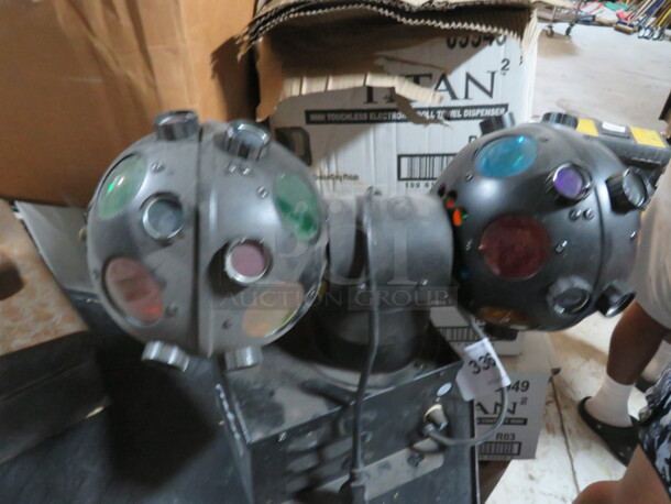 One MBT Gyro Copter DJ Color Effect Stage Light. #ME9150-1. 120 Volt. $169.00 - Image 3 of 3