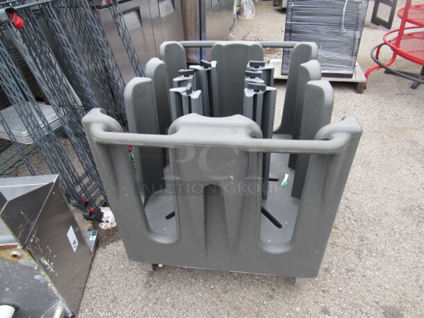One Traex Plate Holder/Transport On Casters. 29X39X30 - Image 2 of 2