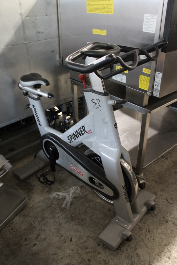 Star Trac Spinner NXT Metal Commercial Floor Style Stationary Exercise Bicycle.  - Image 1 of 10