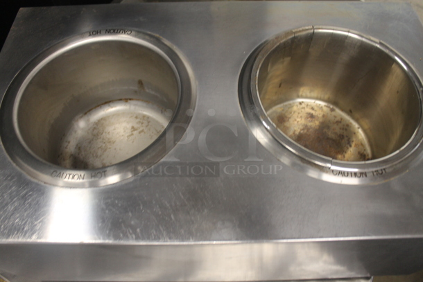 Hatco SW2-7QT Stainless Steel Commercial Countertop 2 Well Food Warmer. 120 Volts, 1 Phase. Tested and Working! - Image 4 of 5