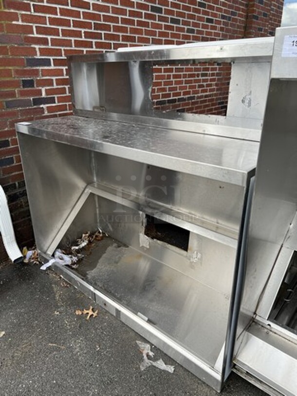 5' Stainless Steel Commercial Grease Hood w/ Make Up Vent Frame. 62x59x24 - Image 4 of 4