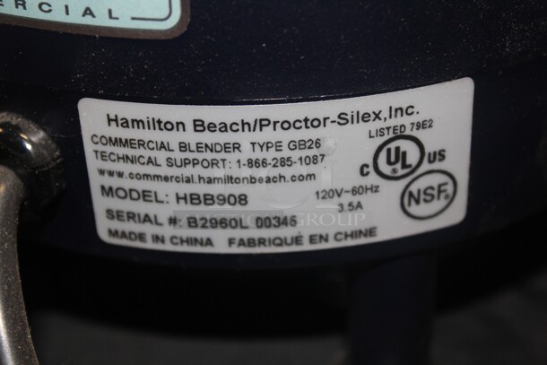 NICE! 3 Waring Model 51BL10 Blender Bases And 1 Hamilton Beach Model HBB908 Blender Base. Working When Pulled. 4X Your Bid! - Image 6 of 7