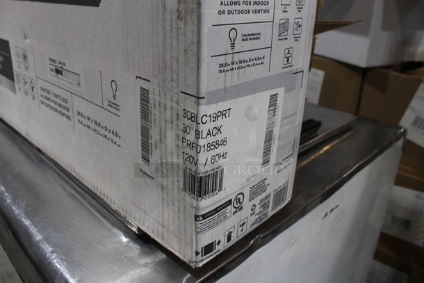 BRAND NEW IN BOX! Vissani 30BLC19PRT PRF0185846 Range Hood. 120 Volts, 1 Phase.  - Image 6 of 7