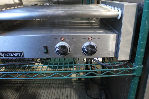 Adcraft RG-09 Stainless Steel Commercial Countertop Hot Dog Roller. 120 Volts, 1 Phase. Tested and Working! - Image 2 of 4