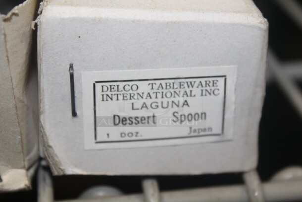 NEW IN BOX! 3 Boxes Miscellaneous Delco Laguna Silverware. 3X Your Bid!  - Image 3 of 4