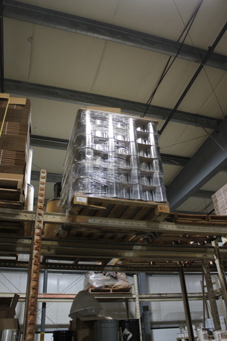 ALL ONE MONEY! PALLET LOT of BRAND NEW Metal Tins. BUYER MUST REMOVE.