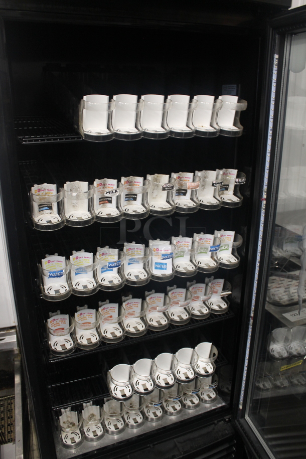 IDW GCG-26-C33EB Metal Commercial Single Door Reach In Cooler Merchandiser w/ Poly Coated Racks. 110-120 Volts, 1 Phase. Tested and Working! - Image 4 of 5