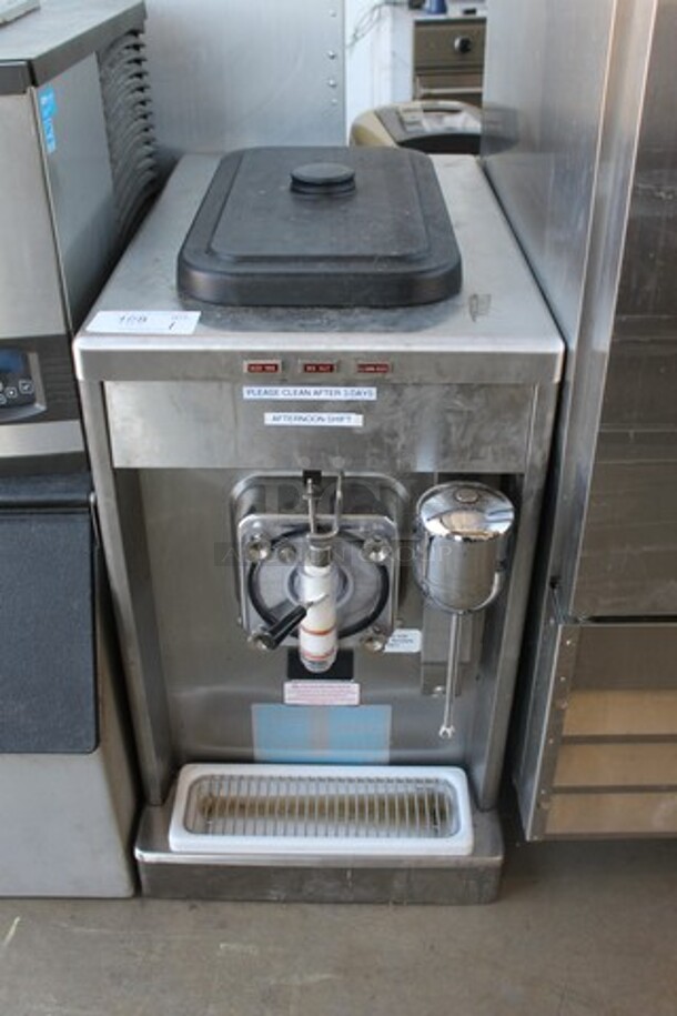 2017 Taylor 340D-27 Stainless Steel Commercial Countertop Air Cooled Single Flavor Frozen Beverage Slushie Machine w/ Drink Mixing Attachment. 208-230 Volts, 1 Phase. - Image 1 of 4