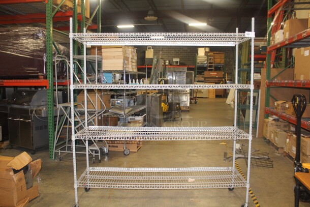 SUPER! Commercial Metro Rack On Casters. 72x20x78 - Image 1 of 2