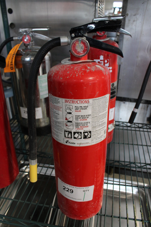 Kidde Dry Chemical Fire Extinguisher. 5x7x19