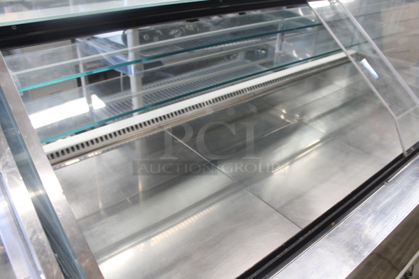 2019 IFI SAM80-PVAD-2125-AB Stainless Steel Commercial Floor Style Freezer Display Case Merchandiser. Picture of Unit Before Removal Is Used As Gallery Picture; See Subsequent Pictures For The Portion of the Display Case That This Lot Is. 208-220 Volts, 1 Phase. - Image 3 of 8