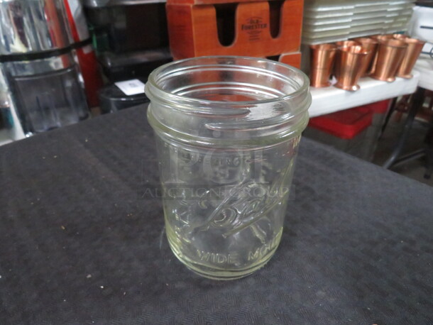 Wide Mouth Mason Jar. 12XBID - Image 1 of 1