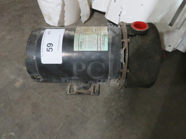 One US Motors Motor. 1.0hp. 208-230/460 Volt. 3 Phase. #P63ELH-5021. - Image 1 of 2