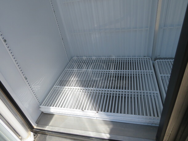 One 3 Door TRUE Freezer With 8 Racks. Unable To Test. Model# GDM-72F. 115/208-230 Volt. 1 Phase. 78X30X79. $9947.00.  - Image 3 of 4
