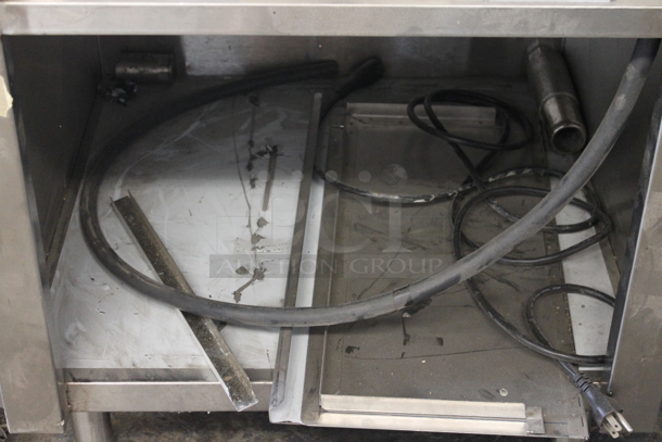 Cecilware Stainless Steel Commercial Electric Powered Single Well Steam Table w/ Under Shelf. - Image 3 of 4