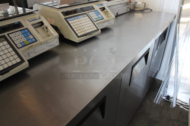 2013 True TWT-72 ENERGY STAR Stainless Steel Commercial 3 Door Work Top Cooler. 115 Volts, 1 Phase. Tested and Working! - Image 3 of 8