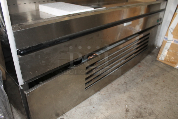2021 Cosmo Stainless Steel Commercial Floor Style Open Grab N Go Merchandiser w/ Metal Shelves. 230 Volts. - Image 5 of 10