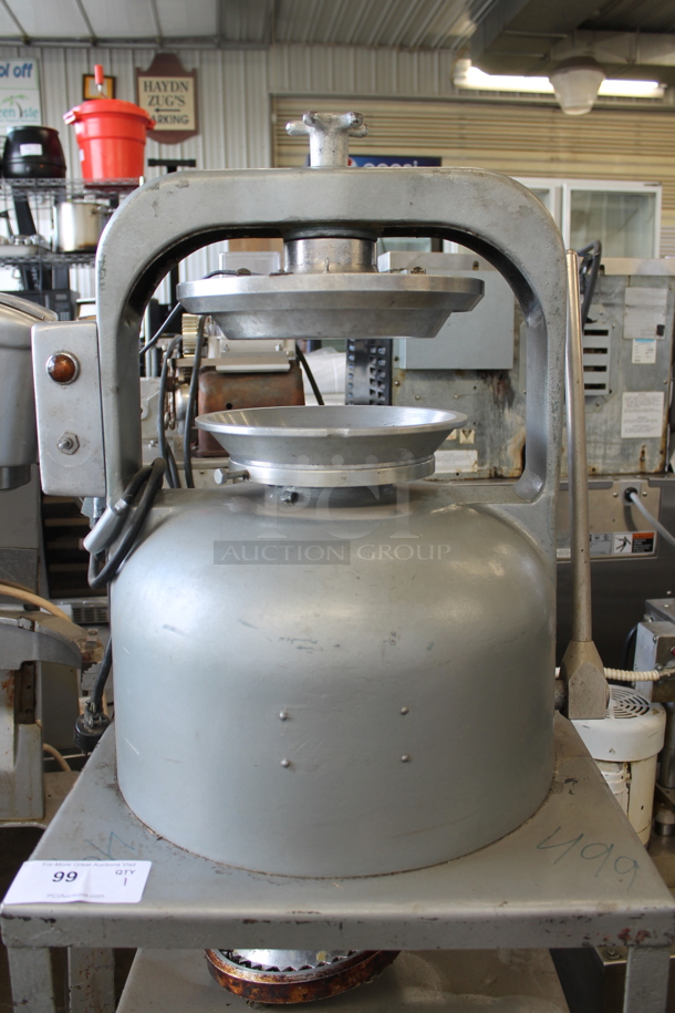 Metal Commercial Pie Press. 115 Volts, 1 Phase. Tested and Does Not Power On - Image 2 of 3