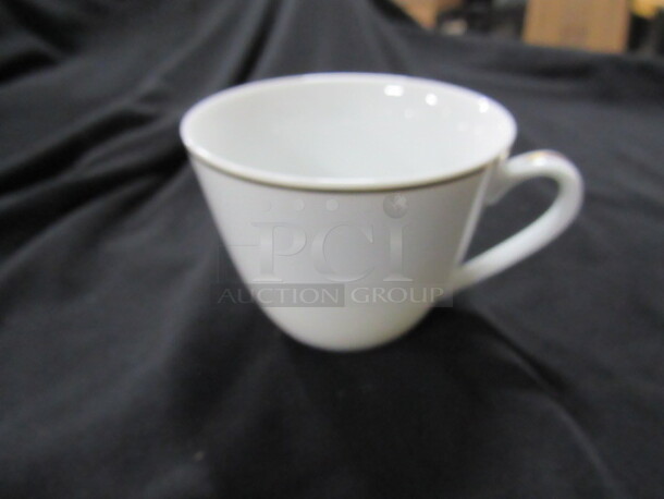 NEW Wittur China Coffee Cup With Gold Trim. 12XBID - Image 1 of 4