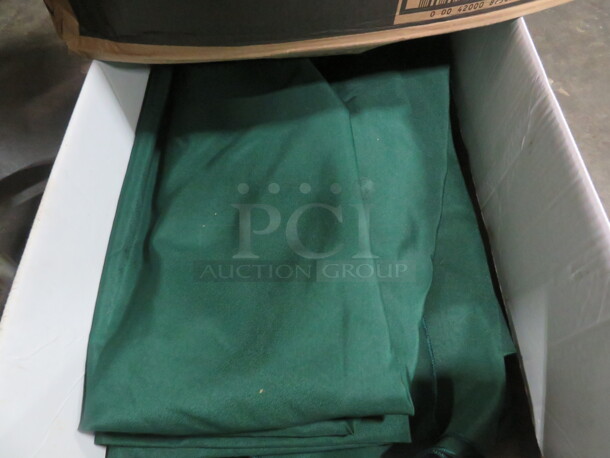 One Lot Of Green Table Cloths.