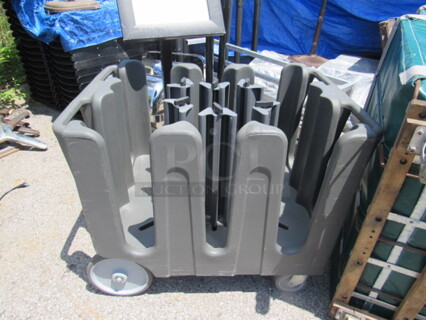 One Vollrath Traex Plate Carrier.