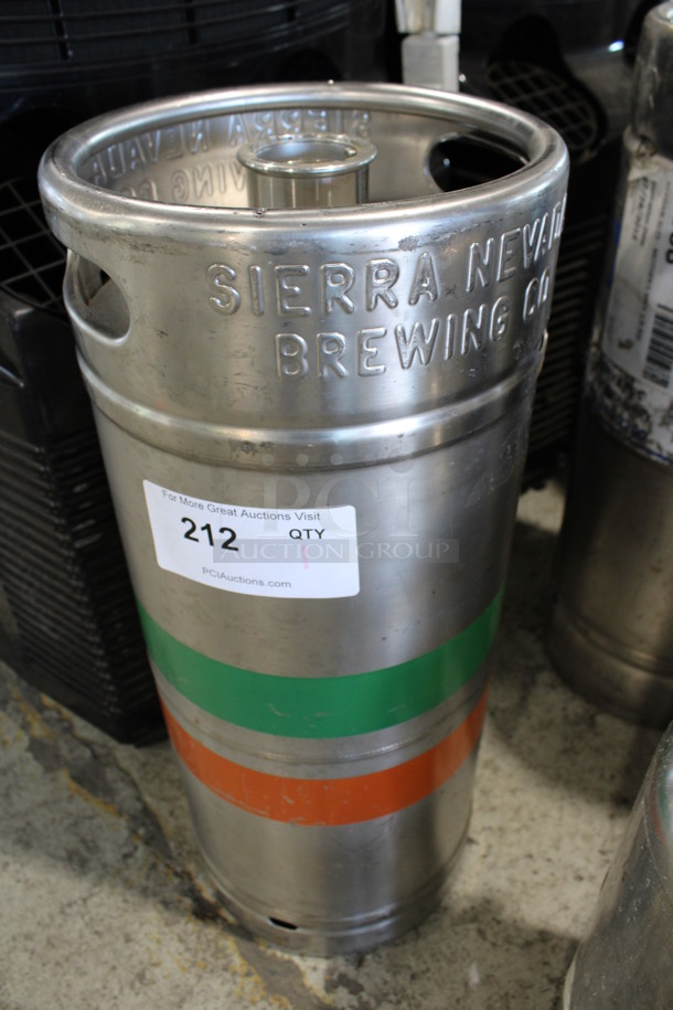 Metal Sixth Barrel Beer Keg. 9x9x23