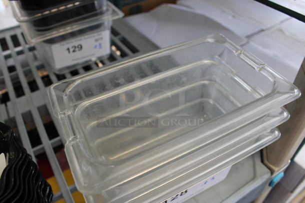 ALL ONE MONEY! Lot of 3 Clear Poly 1/9 Size Drop In Bins! 1/9x4 - Image 3 of 3