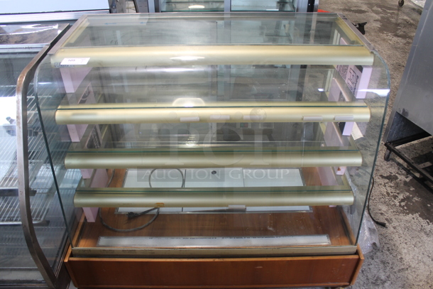Igloo Marta 1.3W Metal Commercial Floor Style Deli Display Case Merchandiser w/ Glass Shelves. 115 Volts, 1 Phase. Tested and Powers On But Does Not Get Cold - Image 1 of 6