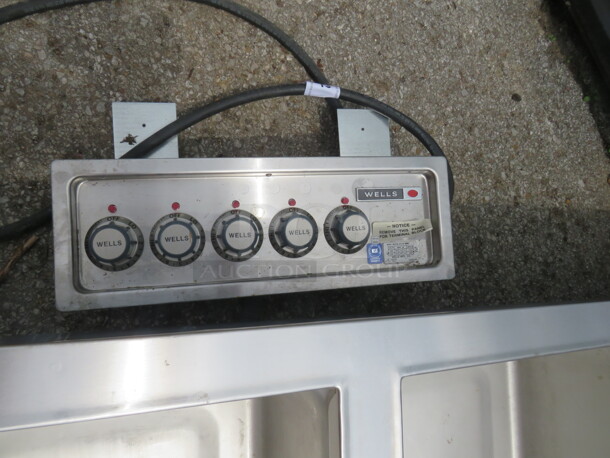 One Wells Drop In 5 Weel Steam Table Insert. Model# 500. 120 Volt. 71.5X23.5X13 - Image 2 of 2