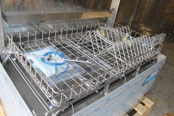 BRAND NEW! Meiko DV270.2 Stainless Steel Commercial High Temperature Hi Temp Pot and Pan Washer w/ Built In Booster. 460 Volts, 3 Phase. Stock Picture Used As Gallery Picture - Image 10 of 12