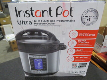 One NEW 6 Quart Instant Pot Ultra.