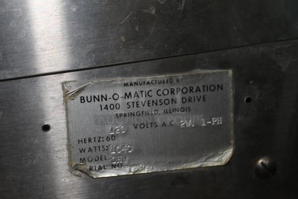 Bunn Omatic OH Stainless Steel Commercial Countertop Hot Water Dispenser. 120 Volts, 1 Phase. - Image 8 of 8