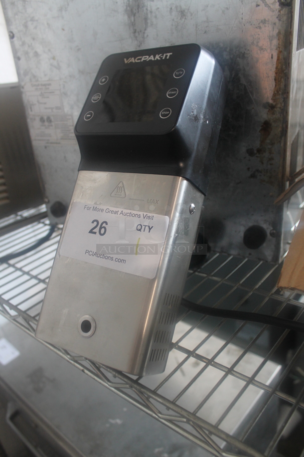 BRAND NEW IN BOX! VacPak-It 186SV08 Stainless Steel Commercial Sous Vide Circulator Head. 120 Volts, 1 Phase. - Image 3 of 4