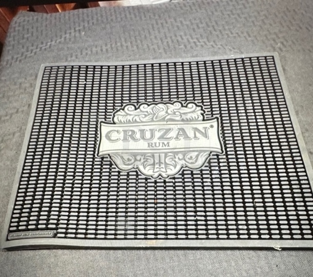 One 13X11 Cruzan Rum Bar Mat.