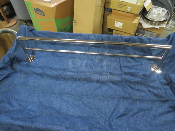 One NEW Stainless Steel 24 Inch Wing Its Double Towel Bar.