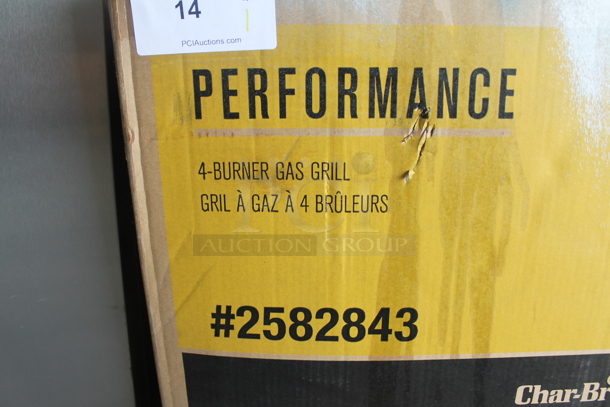 BRAND NEW SCRATCH AND DENT! Char-Broil 2582843 Metal 4 Burner Propane Gas Powered Grill. Stock Picture Used as Gallery. - Image 5 of 8