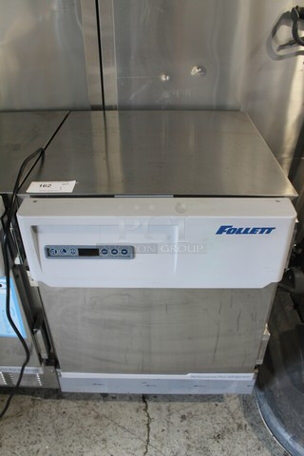 2020 Follett REF4P-0R-00-00 Stainless Steel Commercial Single Door Undercounter Performance Plus Cooler. 115 Volts, 1 Phase. Tested and Working!