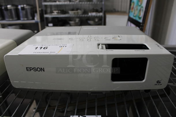 Epson Model EMP-822 LCD Projector. 100-240 Volts, 1 Phase. 13x9.5x4
