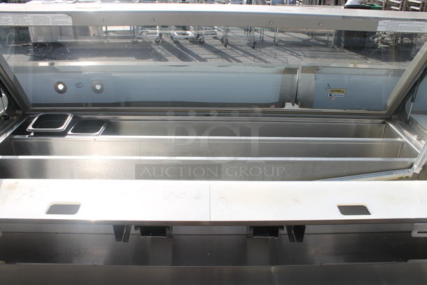 Duke Stainless Steel Commercial Subway Sandwich Make Line Prep Table w/ Soup Warmer Section. - Image 2 of 8