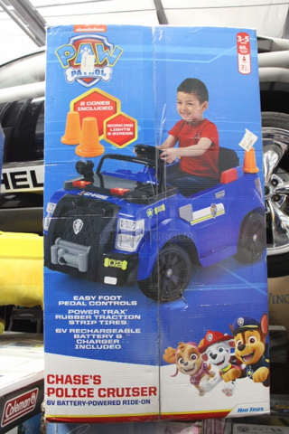 Nickelodeon Paw Patrol Chase’s Police Cruiser - 6v Battery Powered Ride-On