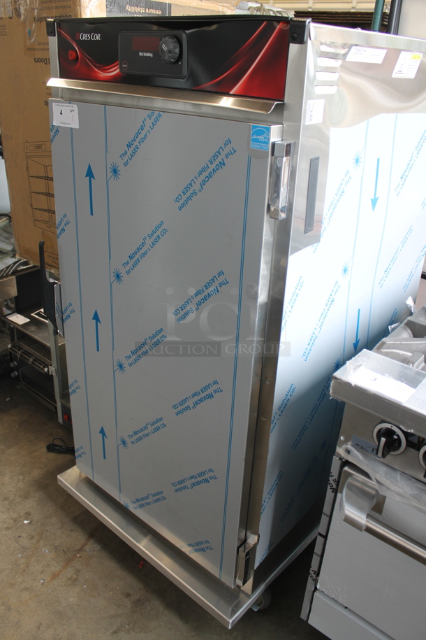 BRAND NEW SCRATCH AND DENT! CresCor H137SUA9D Stainless Steel Commercial Single Door Reach In Warming Holding Cabinet. 120 Volts, 1 Phase. Tested and Working! - Image 2 of 7