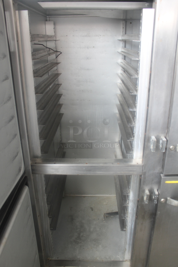 Traulsen G20000 Stainless Steel Commercial 4 Half Size Door Reach In Cooler on Commercial Casters. 115 Volts, 1 Phase. Cannot Test Due To Plug Style - Image 3 of 5